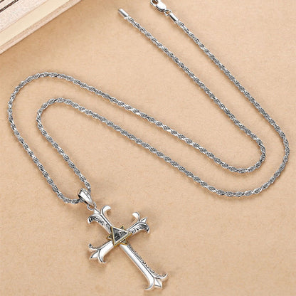 Hot New Items at Buy Center: Men's Eye Cross Personalized Necklace