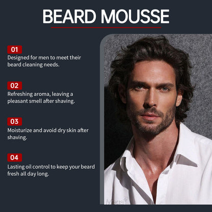 Now Available at Buy Center: Beard Cleaning Mousse Moisturizing Care