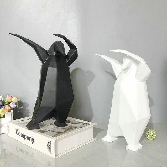 Fresh Arrivals at Buy Center: Cartoon Animal Penguin Resin Decorations Abstract Sculpture Chinese Style