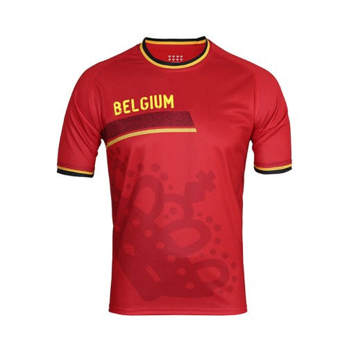 Just Arrived at Buy Center: World Cup European Cup Soccer Uniform 3D Printed Short Sleeve Jersey Belgium 1