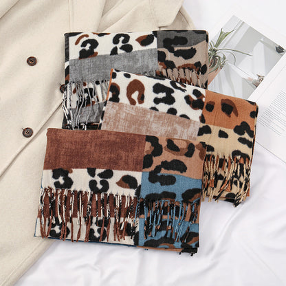 Women's Cashmere-like Duplex Printing Scarf