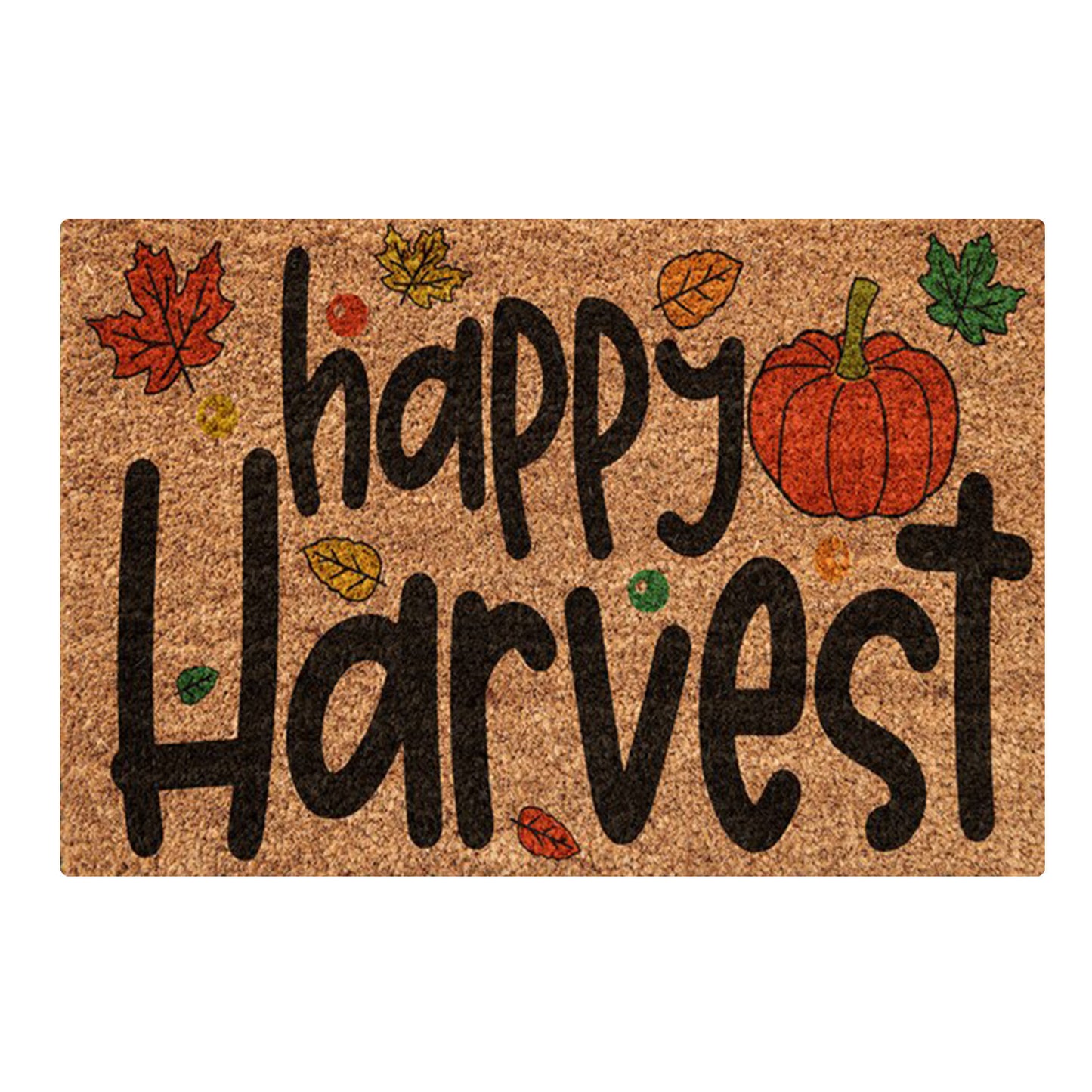 Newly Released at Buy Center: Home Fashion Personalized Pumpkin Door Mat Wansheng Pumpkin 7