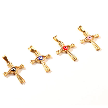 Hot New Items at Buy Center: Women's Vintage Epoxy Cross Punk Necklace Pendant