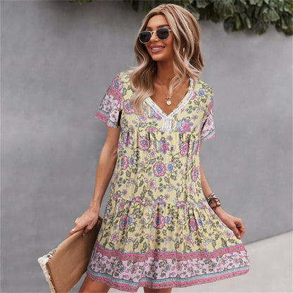 Fresh Arrivals at Buy Center: Fashion Women's Wear Dress Leisure Vacation A- Line Skirt Picture Color7