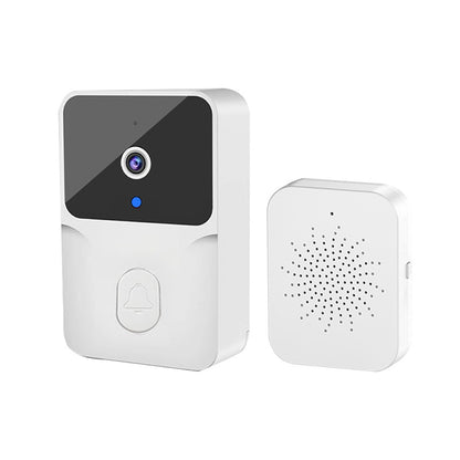 Buy Center Top Rated-Intelligent Visual Doorbell Home Surveillance Video Intercom HD Night Vision Capture White