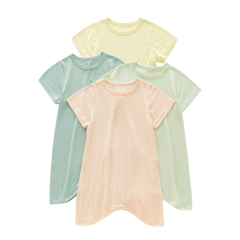 Fresh Arrivals at Buy Center: Baby Modal Pajamas Baby Short Sleeve Thin Bodysuit