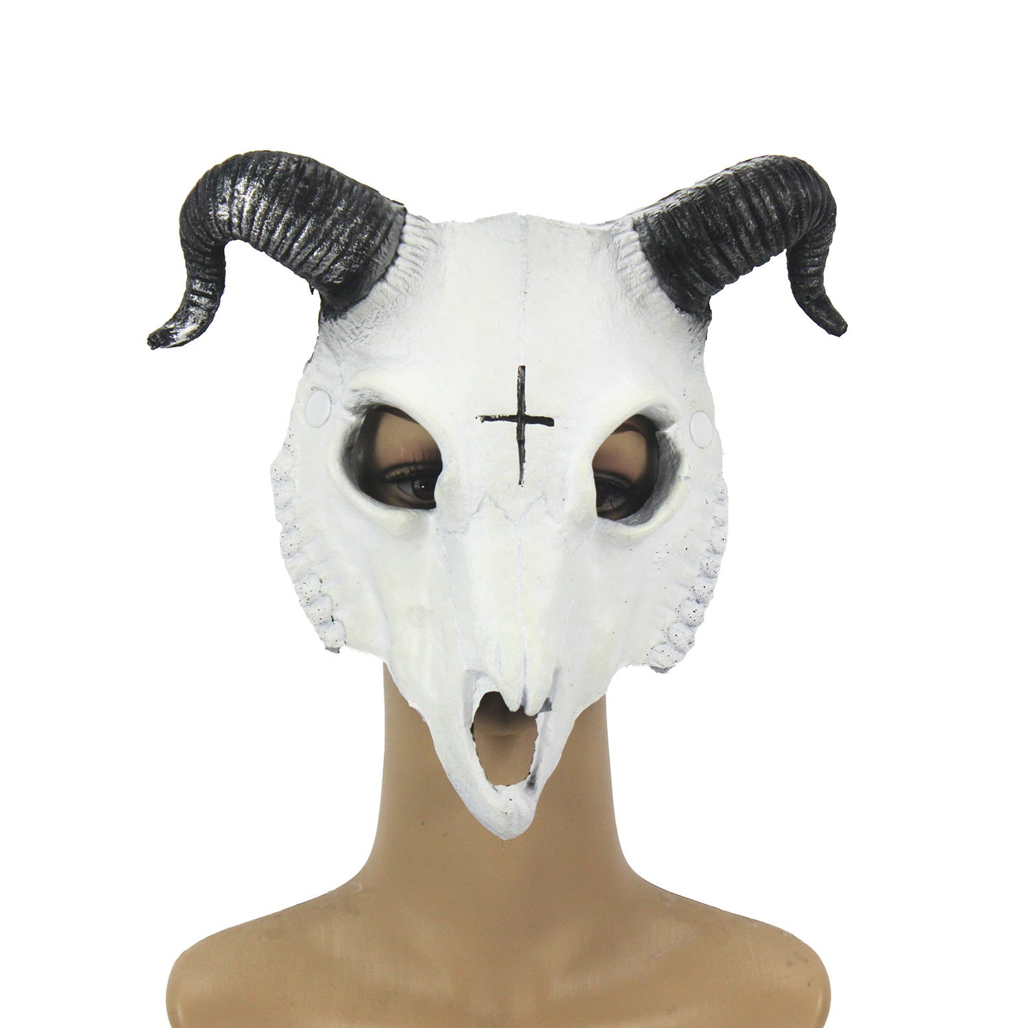 Newly Released at Buy Center: Goat Mask Halloween Party Pu Animals Mask