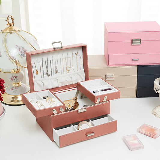 Hot New Items at Buy Center: Fashion Personality PU Leather Jewelry Storage Box