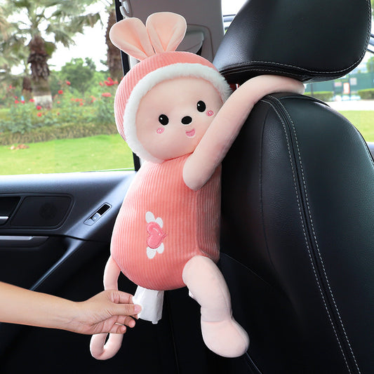 Just Arrived at Buy Center: Cute Car Seat Back Seat Back-mounted Tissue Box