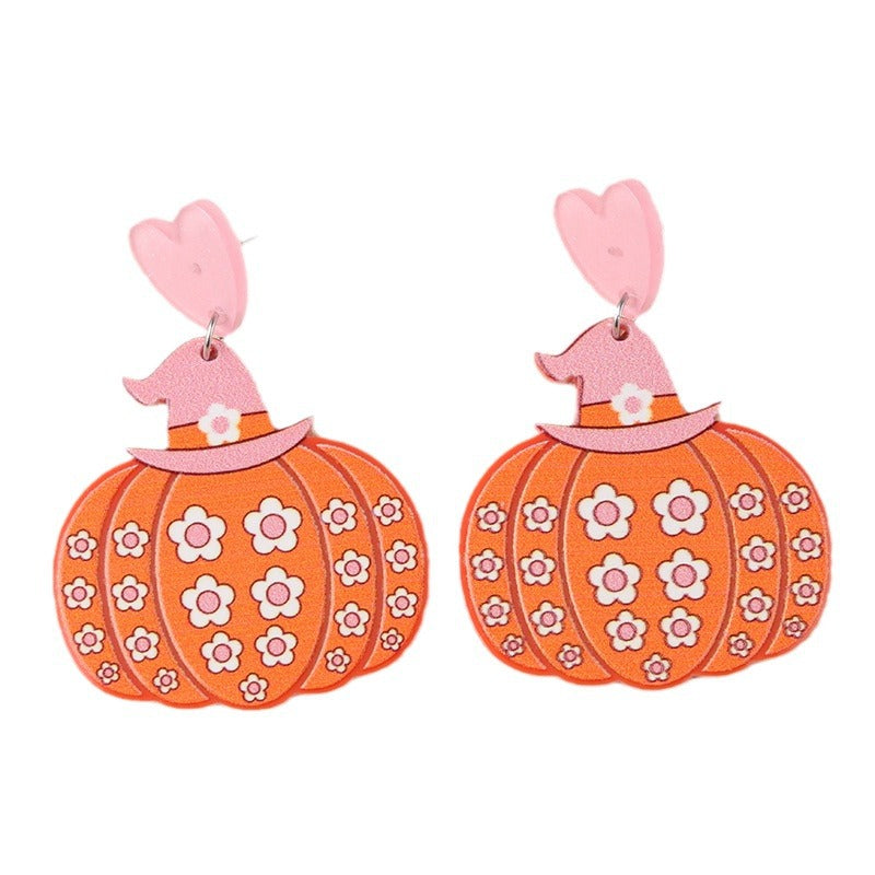 New Halloween Series Acrylic Earrings For Women