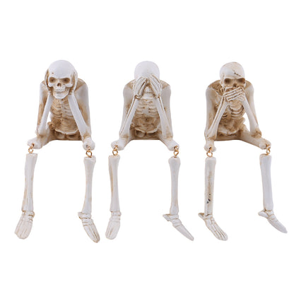 Fresh Arrivals at Buy Center: Halloween Skull Resin Decorations Ghost Festival Atmosphere Decorations