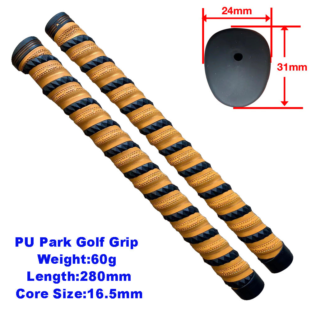 Hot New Items at Buy Center: Park Golf Grip Pu Leather Diamond Winding Non-slip Gold With Gold