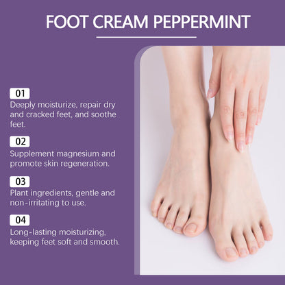 Buy Center Trend-Tea Tree Mint Magnesium Foot Cream Moisturizes Skin