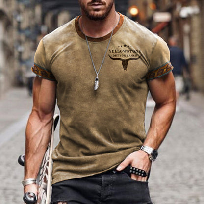 Fresh on the Scene at Buy Center: Street Fashion 3D Printed Cross-border T-shirt Casual Loose Sports Style 3D Printed Short Sleeve AP23621665