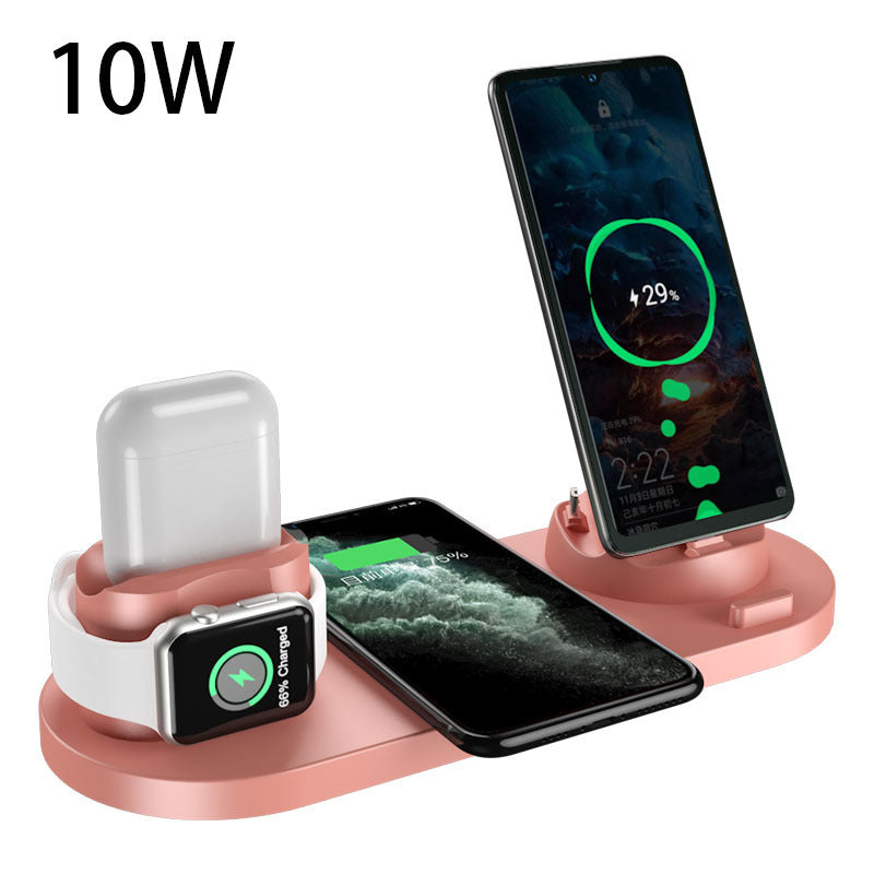 Wireless Charger For IPhone Fast Charger For Phone Fast Charging Pad For Phone Watch 6 In 1 Charging Dock Station Buy Center