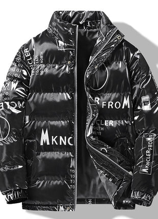 Printed Coat Winter Men's Fashion