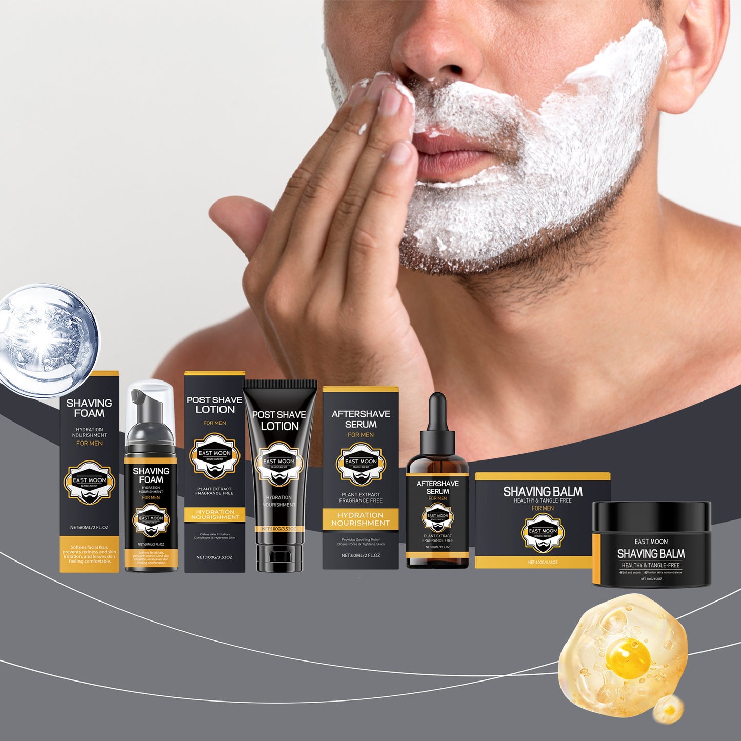 Men's Gentle Cleaning And Care Beard Moisturizing Care Buy Center