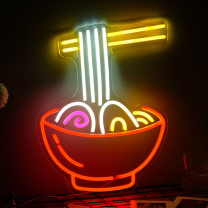 Fresh Arrivals at Buy Center: Lamian Noodles Neon Lamp Decoration As shown in the figure