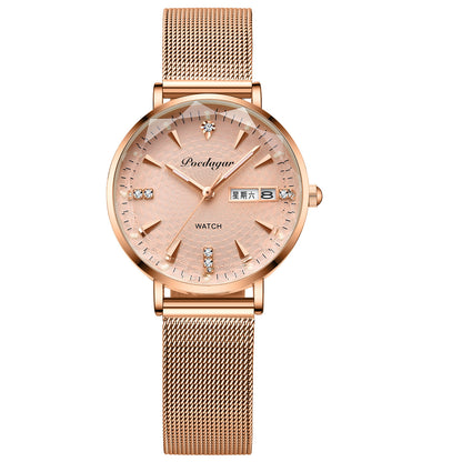 Women's Watch Double Calendar Quartz Buy Center