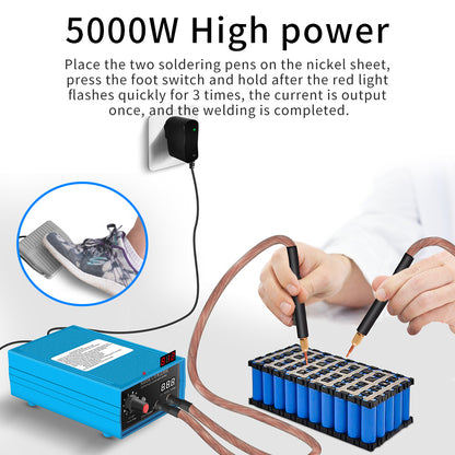 Hot New Items at Buy Center: High-power Spot Welding Machine 18650 Battery Spot Welding Machine Professional Spot Welding Machine For Household UseRegulations