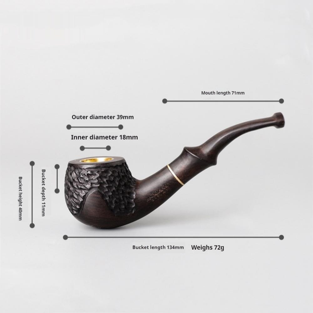 Newly Released at Buy Center: Costustoot Handmade Blackwood Pipe Wooden Smoking Set Pipe Dual-use