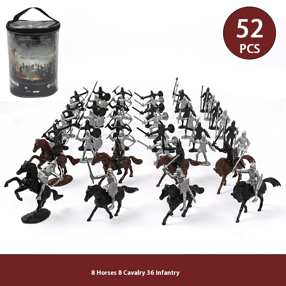 Fresh Arrivals at Buy Center: 52PCs Cavalry Riding Model Suit Static Military Soldier Model 60PCs Ancient 52pcs set