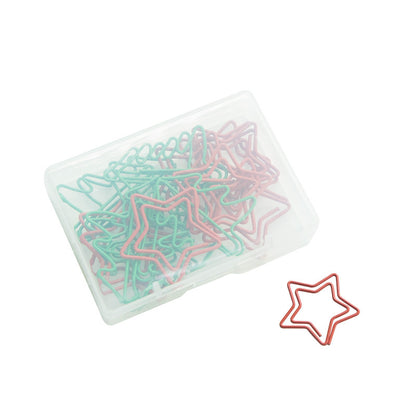 Newly Arrived at Buy Center: Christmas Creative Special-shaped Color Paper Clips 18 Pieces