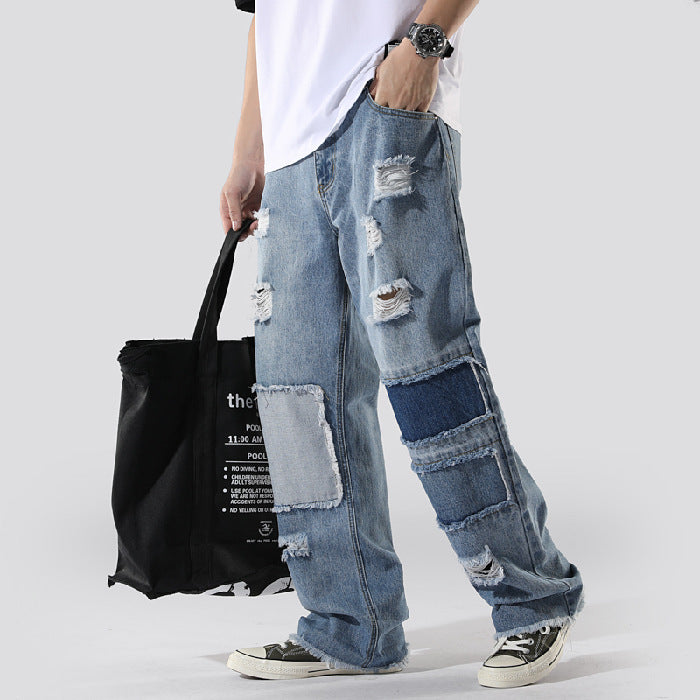 Pantalon Baggy Daddy pour homme de la marque Ins French