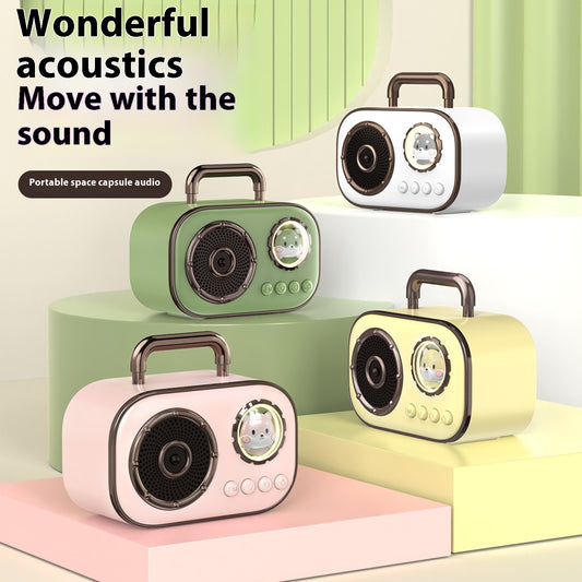 Newly Released at Buy Center: Portable Retro Bluetooth Audio Small Portable Home