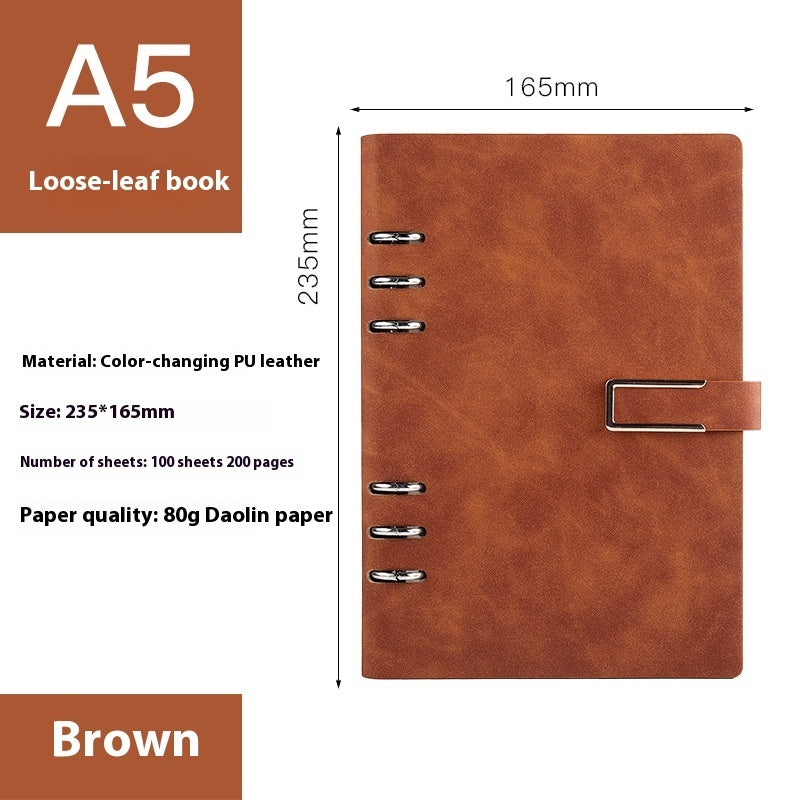 A5 Notebook Loose-leaf Removable Notepad Business Office Meeting Buy Center