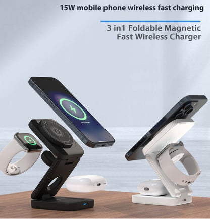 Newly Released at Buy Center: Three-in-one Magnetic Wireless Charger Folding