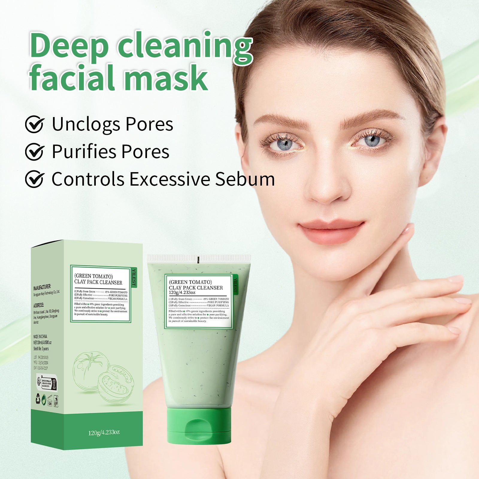 Buy Center Handpicked: 120g Gentle Cleansing Mask Pore Acne Cleanser