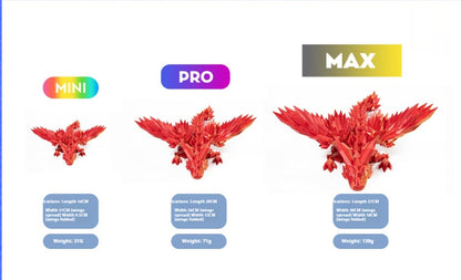 Hot New Items at Buy Center: 3D Printed Gemstone Flying Dragon Deformed Figurine Crystal