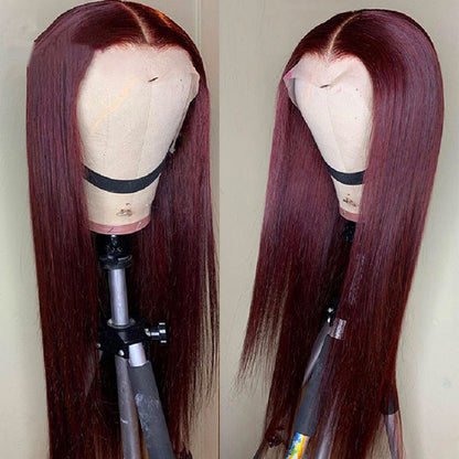 Buy Center Exclusive Offer-T-part Lace Frontal Wigs Real Hairstyle Headgear