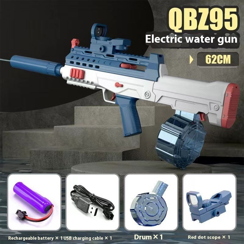 Fresh Arrivals at Buy Center: Electric Water Gun Automatic Continuous Hair Children's Outdoor Toys Technology Blue