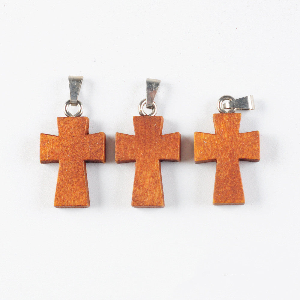 Trending Now at Buy Center: Men's DIY Wooden Cross Pendant