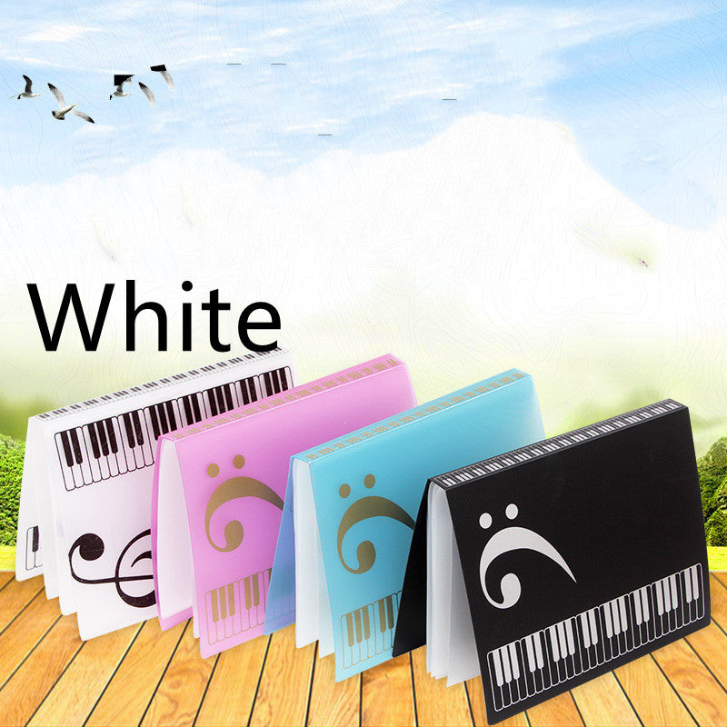 Just Arrived at Buy Center: Piano Score Folder Music Score Transparent Insert Can Be Modified White