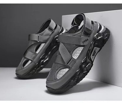 New at Buy Center: Men's Summer Platform Lightweight Non-slip Breathable Mesh Sandals