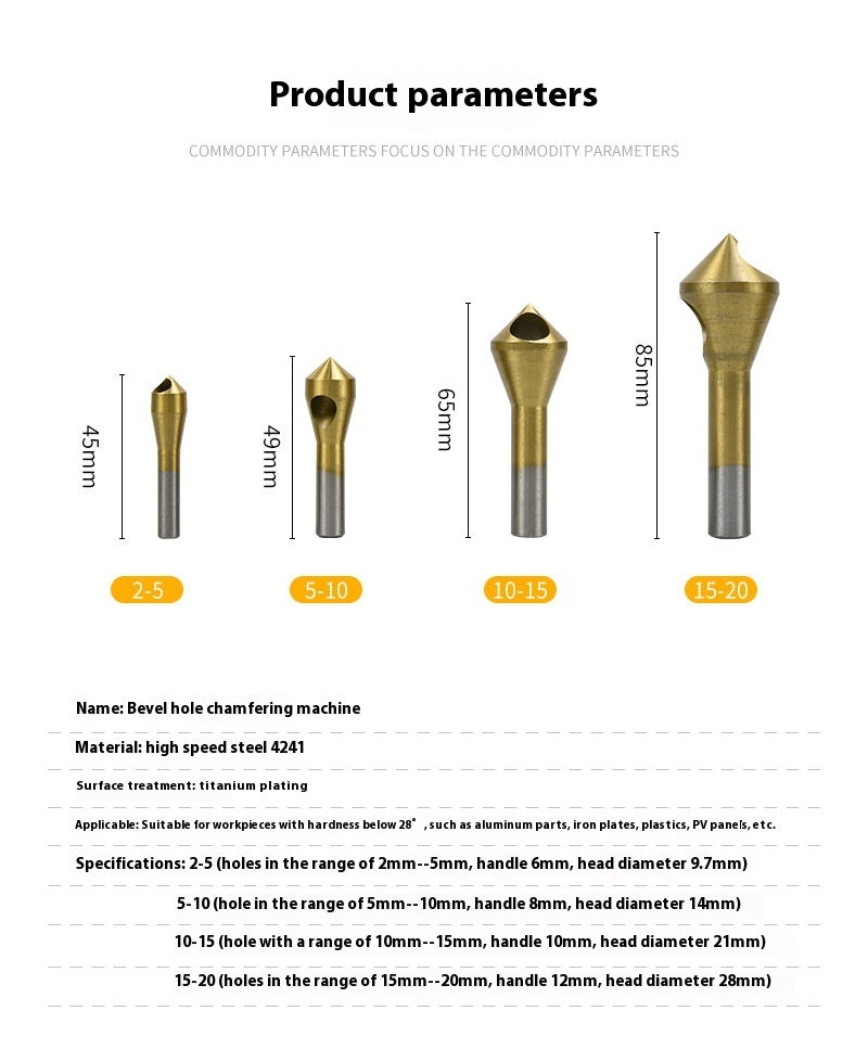 Hot New Items at Buy Center: Deburring Oblique Hole Chamfering Drill Bit