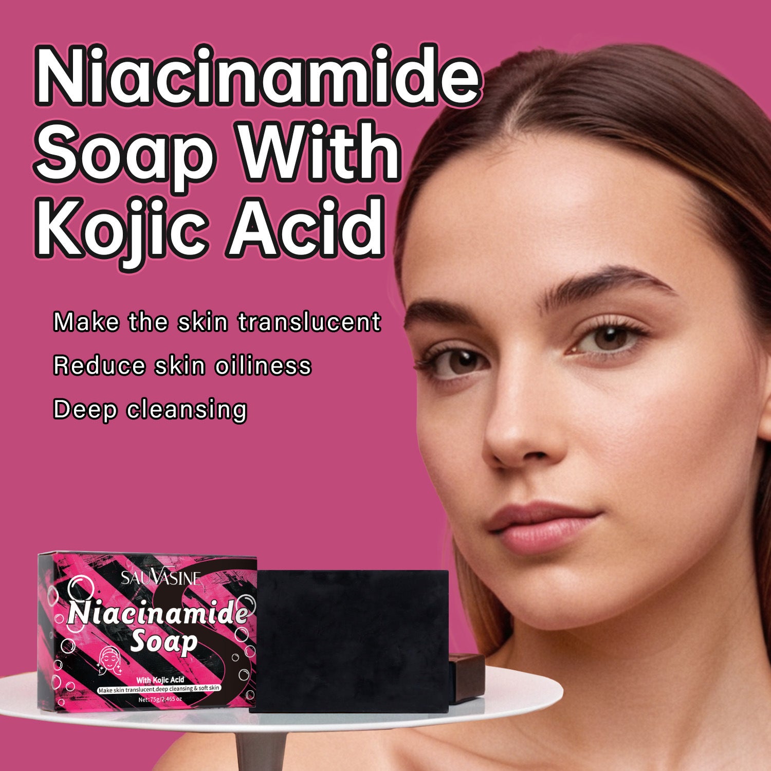 Nicotinamide Soap Deep Cleansing Body Face 75g | Health, Beauty & Hair2 | Buy Center