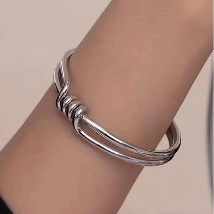 European And American Minimal Art Knotted Bracelet