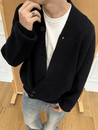 Sweater Cardigan Coat Men's Spring And Autumn Buy Center