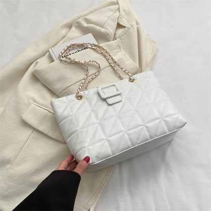 Sacs à bandoulière pour femmes, nouveau sac à chaîne en losange de style Chanel chic et tendance