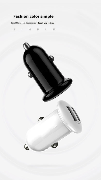 Newly Released at Buy Center: Car Charger Dual-port Usb Fast Charging Mini One To Two