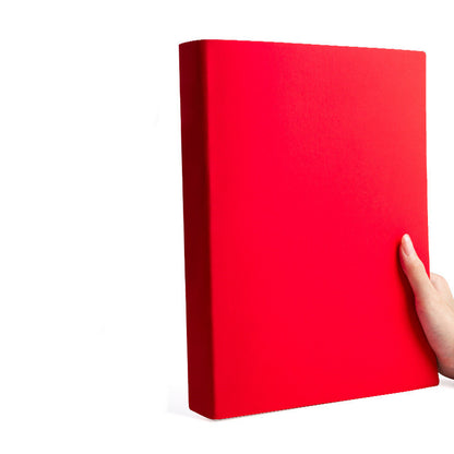 New at Buy Center: Notebook Thickened Notepad Soft Leather Blank Red