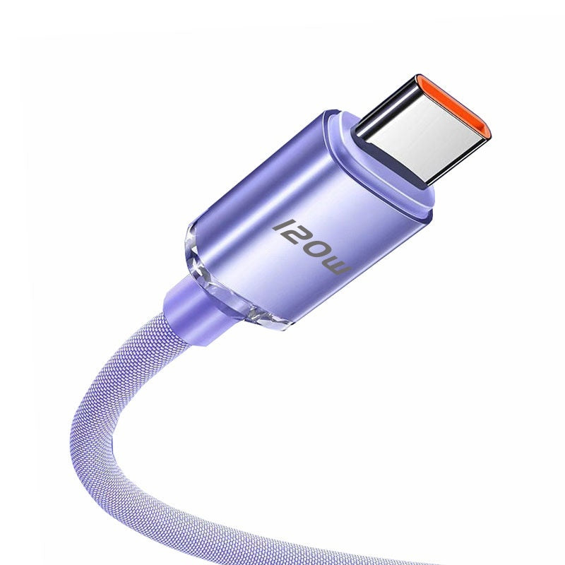 Buy Center Hot Pick-120W Super Fast Charge 6A Data Suitable For Type-c Charging Cable