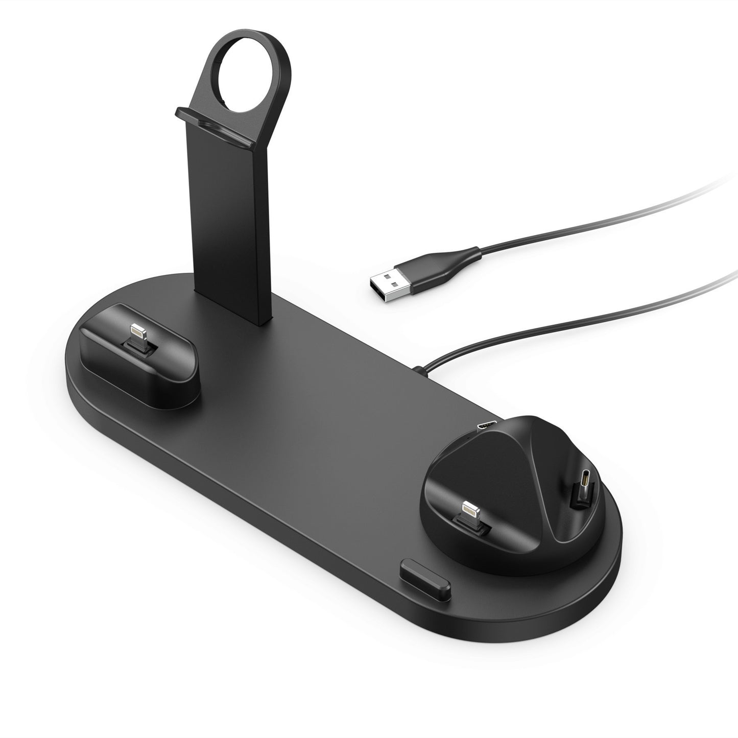 Fresh on the Scene at Buy Center: Mobile Phone Wireless Charger Headset Recharge Stand Watch Stand Black No Wireless Charge