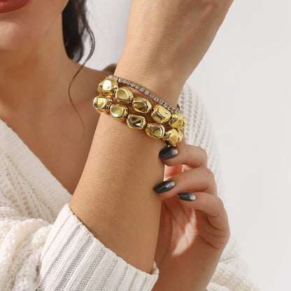 Niche Design Irregular Geometric Bracelet