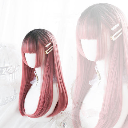 Anime Cos - Cheveux raides jusqu'à la taille