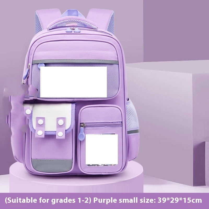 Hot New Items at Buy Center: Backpack Lightweight And Large Capacity Schoolbag Purple Small Size Single Schoolbag